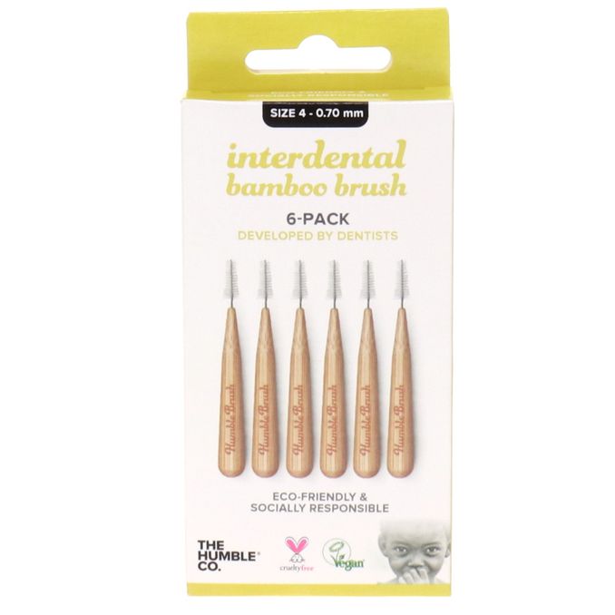 Mellanrumsborste Bambu 2 x 6-pack Storlek 4