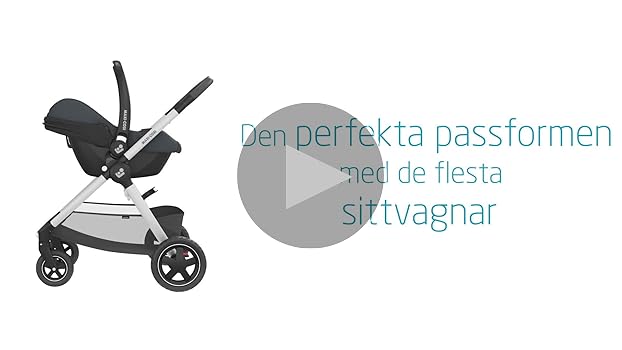 Maxi-Cosi CabrioFix i-Size, Babyskydd, 0–12 månader, Max. 12 kg, lätt baby bilbarnstol (3,2 kg), sto