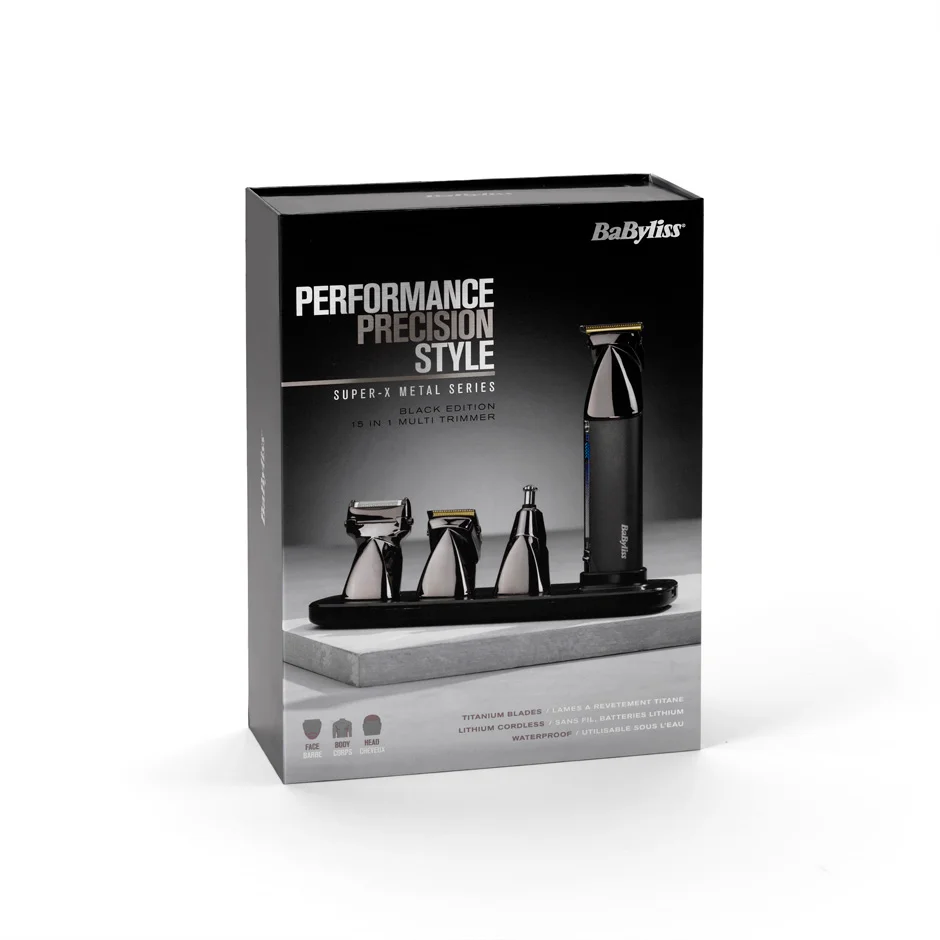 BaByliss Super X Metal 15‑in‑1 Multi‑Trimmer