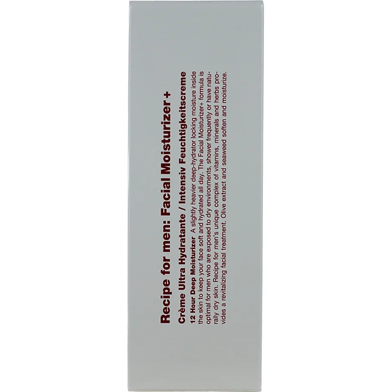 Recipe for Men Hydrating Facial Moisturizer 75ml