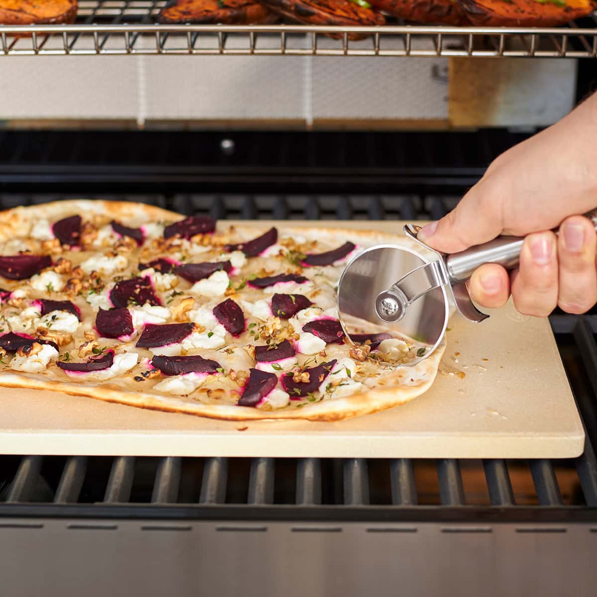 Modern House Pizza Stone 40 cm BBQ