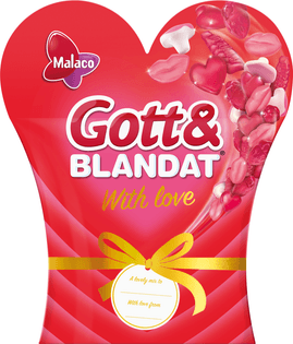 Få 16 kronor rabatt vid köp av två Gott & Blandat With Love