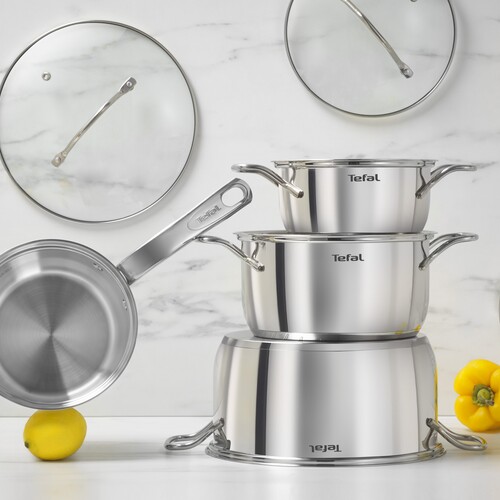 Intuition 7-Piece Stainless Steel Cookware Set