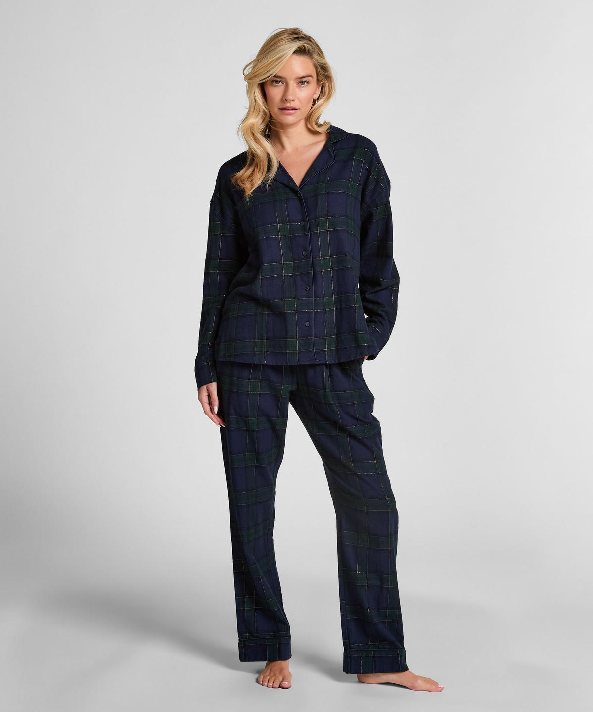 Flanellpyjamasbyxor för dam Hunkemöller