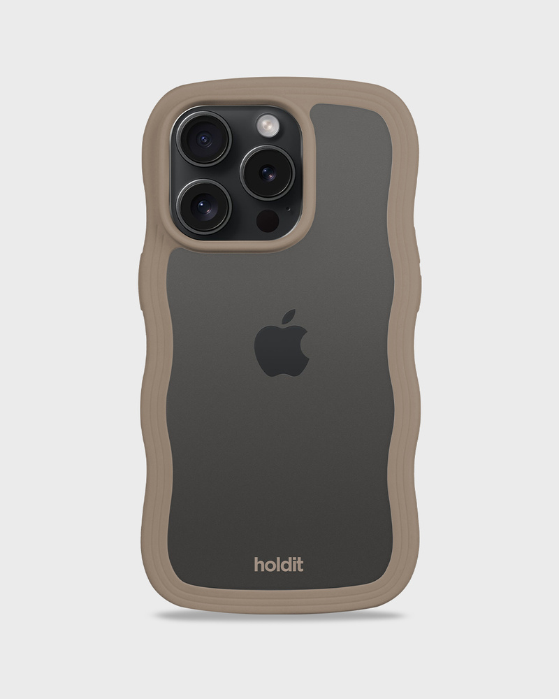 iPhone 15 Pro Wavy Mocha Case