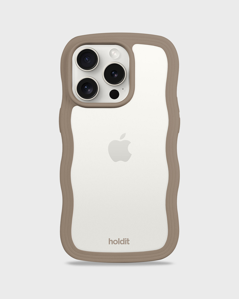 iPhone 15 Pro Wavy Mocha Case