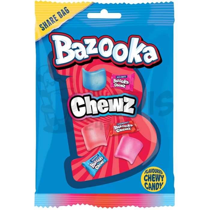 Bazooka Frukttoffee Mjuka Tuggor 120g