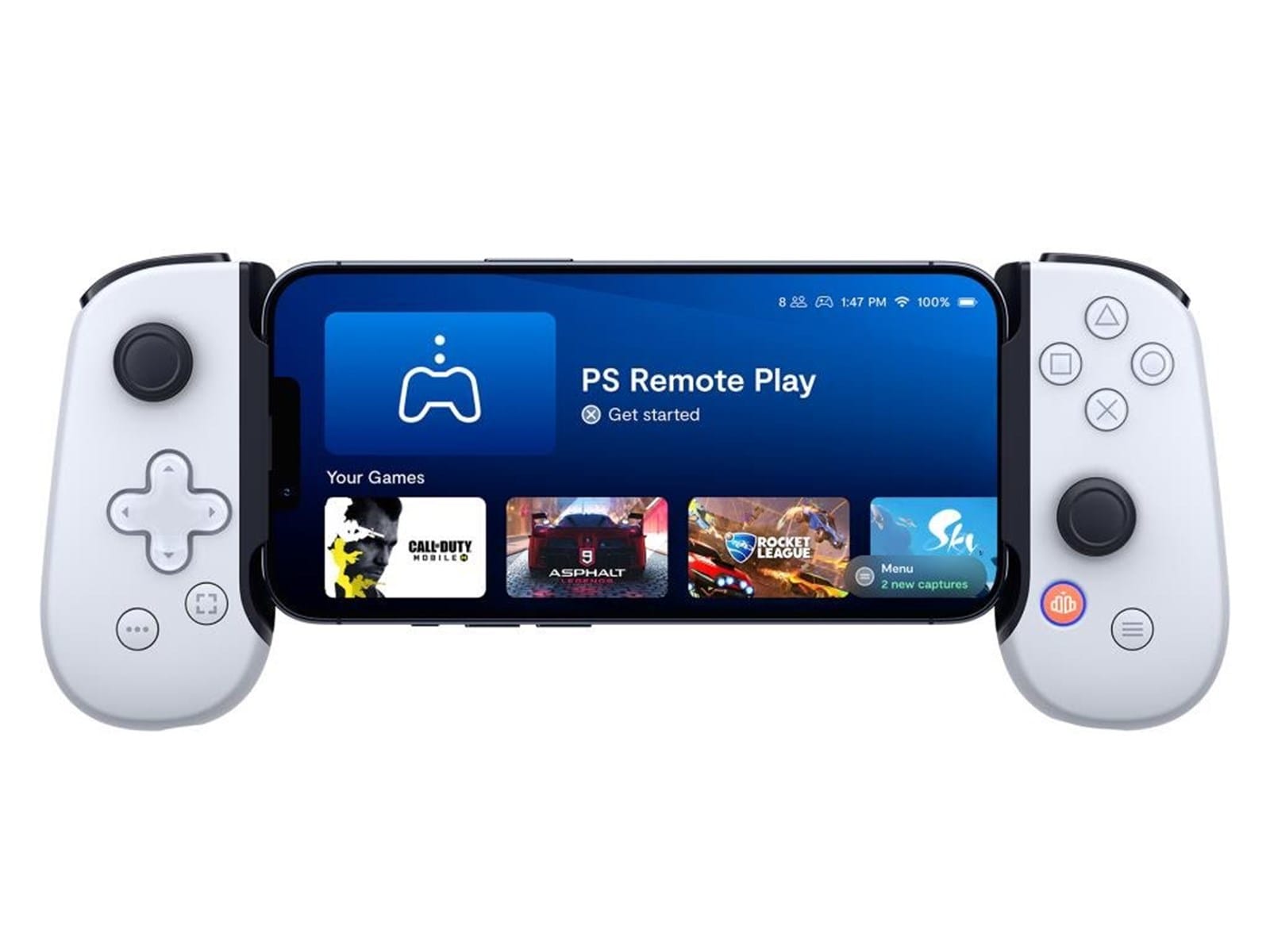 Backbone One Lightning PlayStation Controller White
