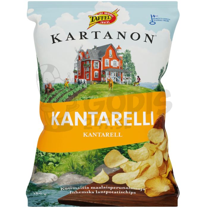 Taffel Herrgårds Kantarell Potatischips 180g