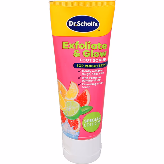 Fotskrubb Exfoliate & Glow 75 ml