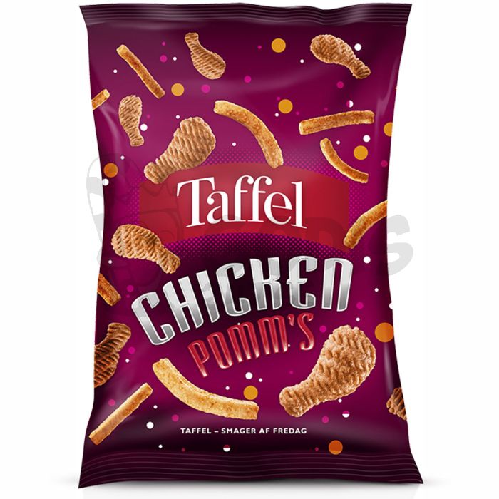 Taffel Chicken Flavor Pomms Snack 130g