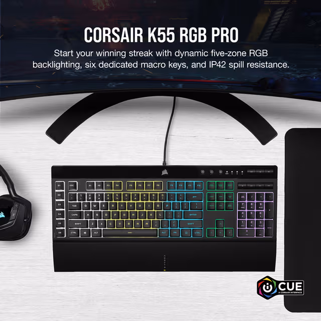 Corsair K55 RGB PRO Gaming Tangentbord