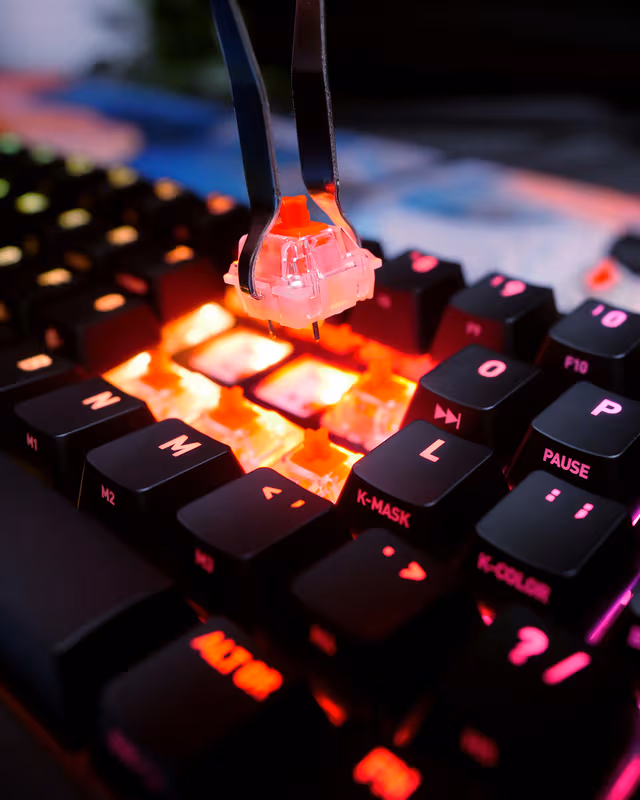 Cherry Xtrfy K5V2 Gamingtangentbord Svart