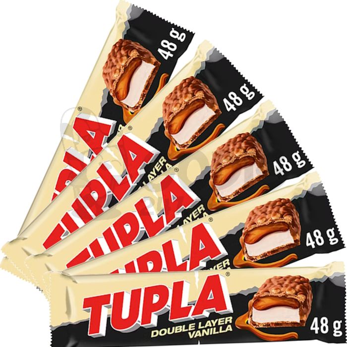 Cloetta Tupla Double Vanilla Choklad 5-pack