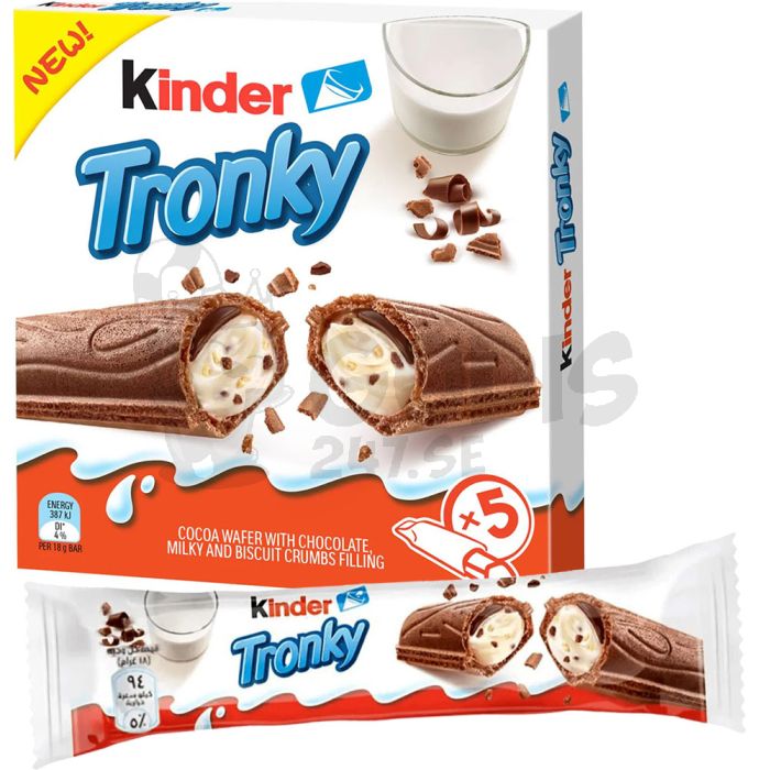Kinder Tronky Chokladfylld Våffla 90g