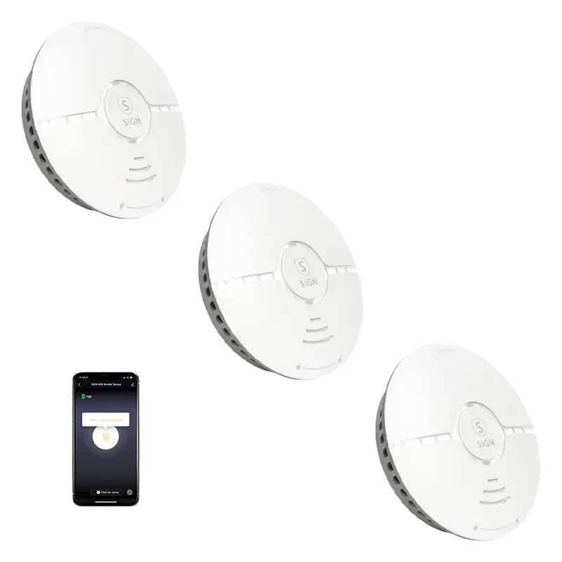 SiGN Smart Home WiFi Brandvarnare 3‑pack