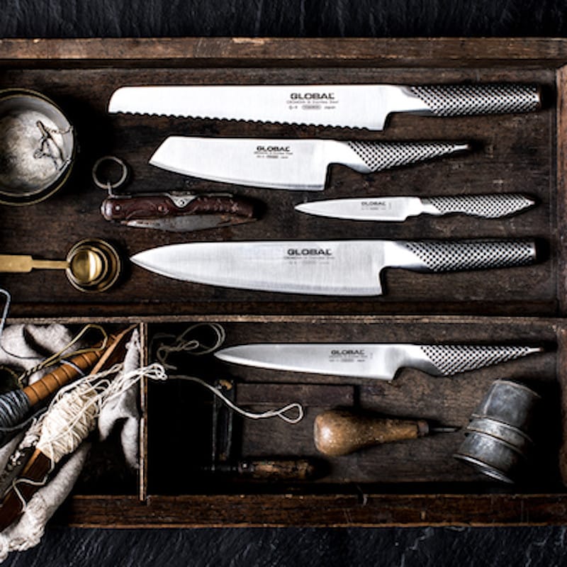 Global Knivset i 5 Delar