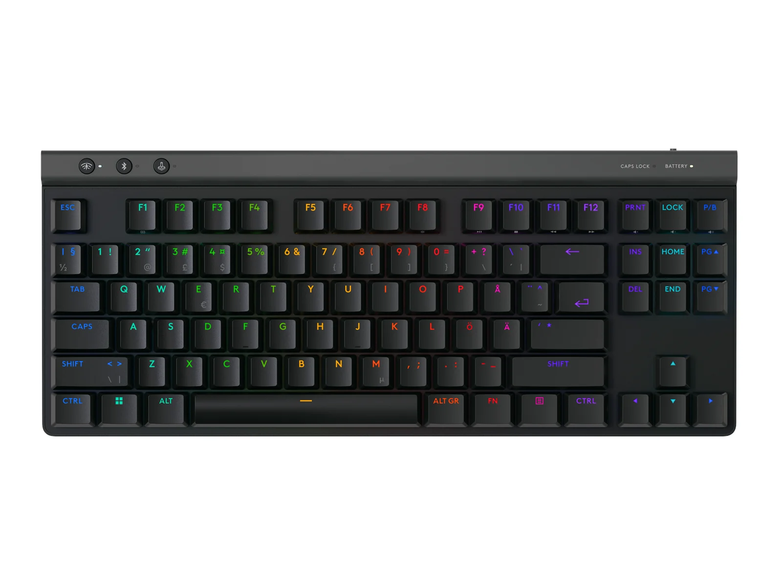Logitech G515 TKL Trådlöst Gamingtangentbord Svart