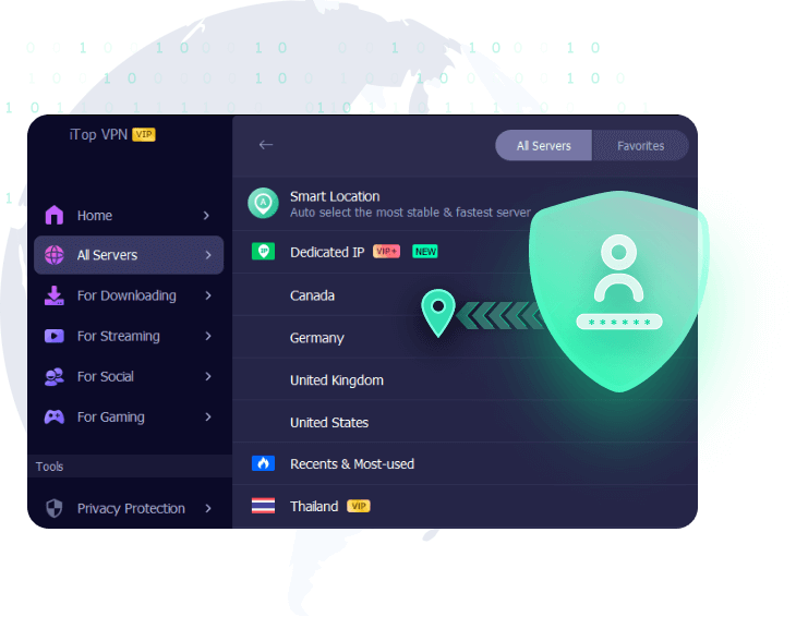 Fast Secure iTop VPN for Windows