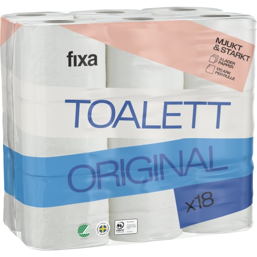 Hushållspapper 12-pack & toalettpapper 18-pack