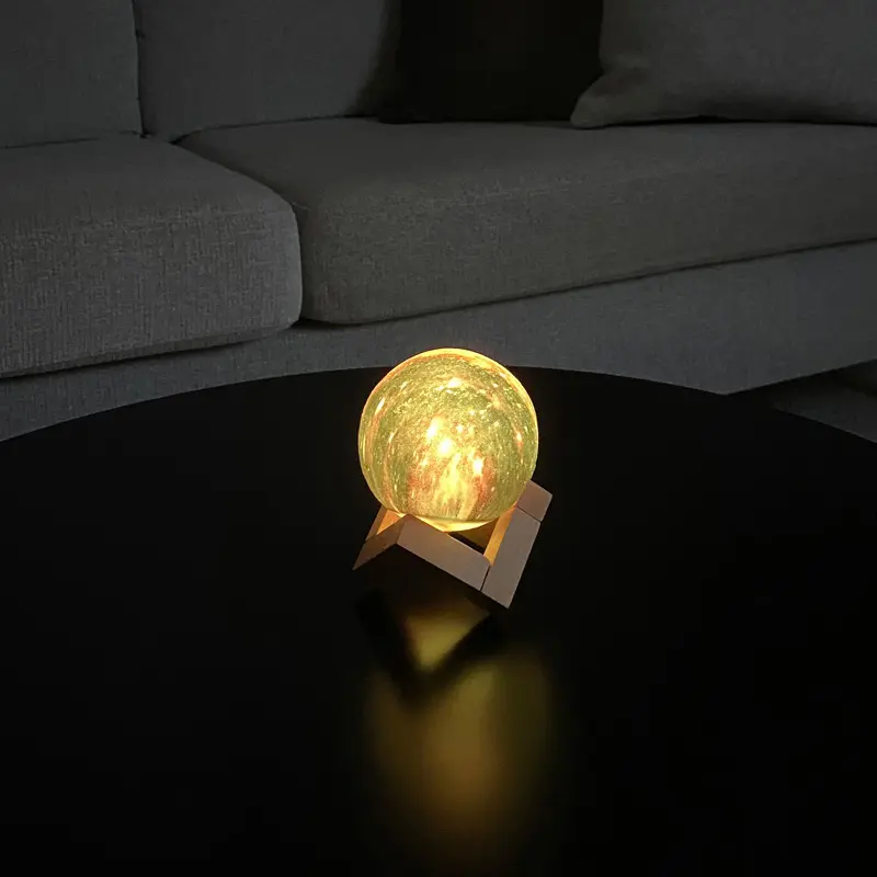 SiGN 3D Månlampa med 16 Ljuslägen