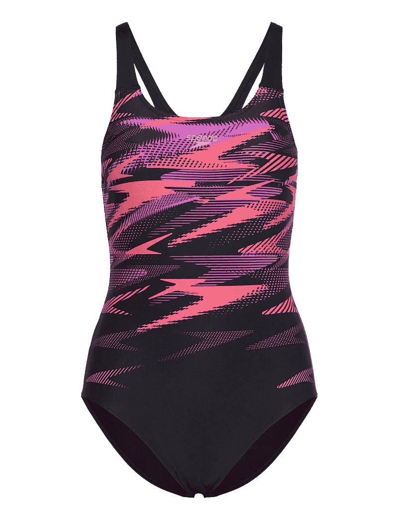 Speedo Womens Hyperboom Orange Swimsuit