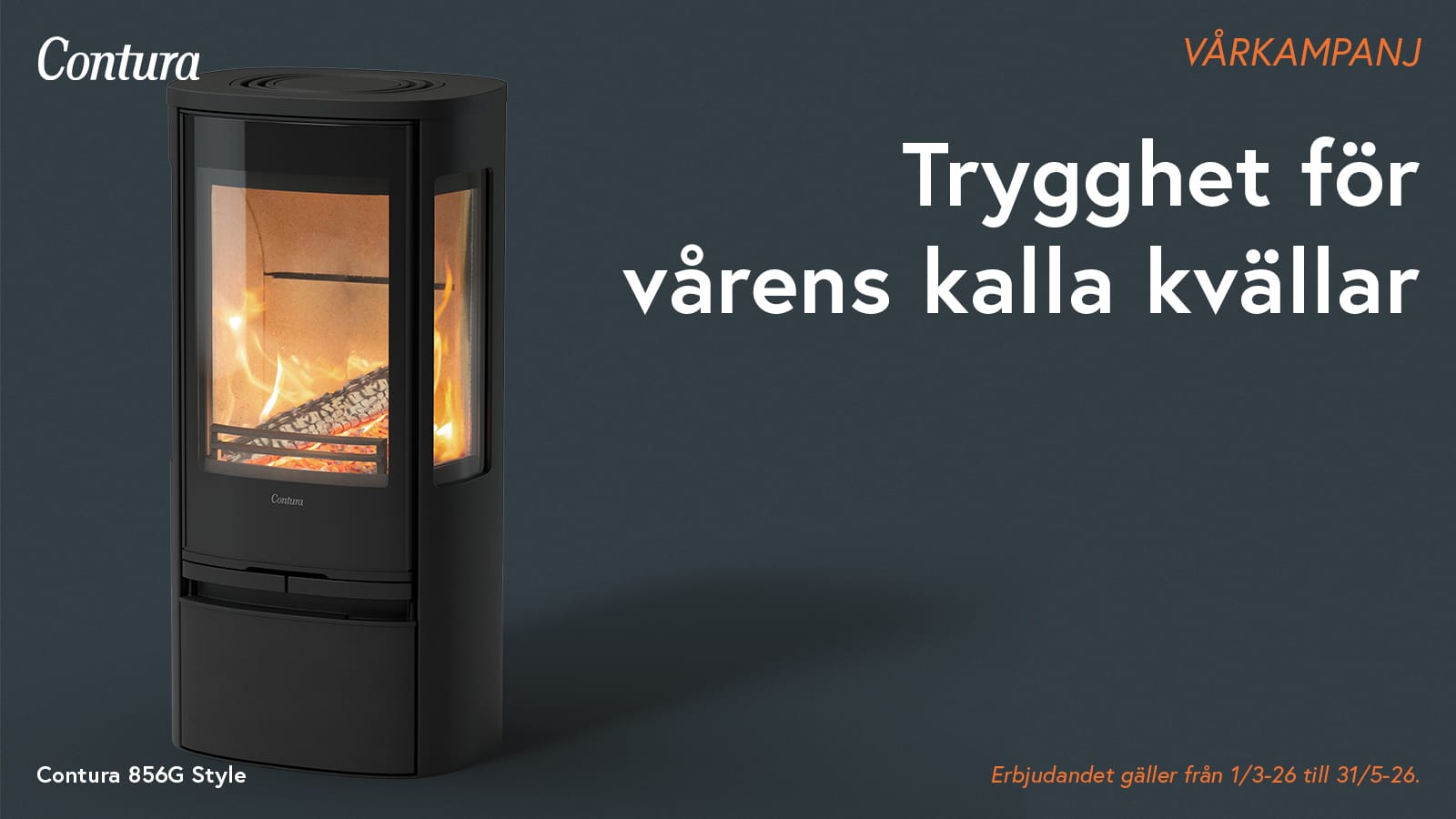 Exklusiva Contura Kaminer och Eldstäder