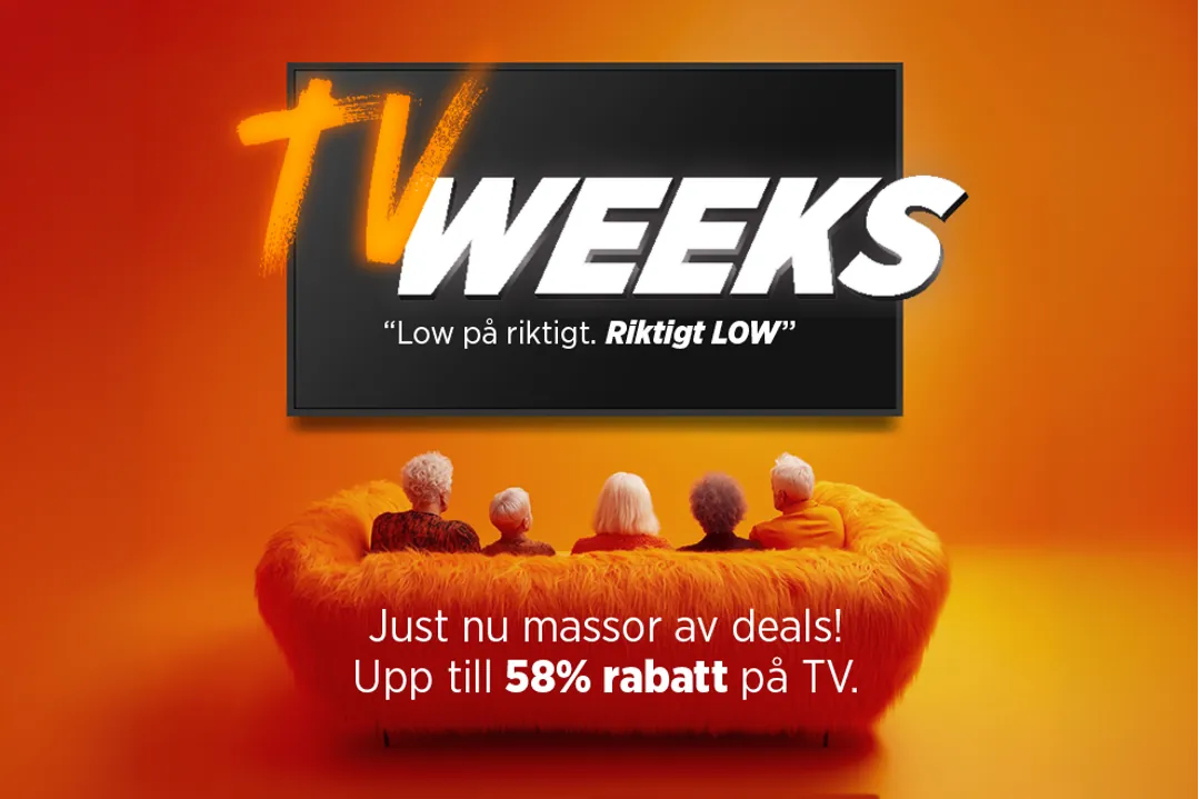 TV Weeks: Upp till 58 % rabatt