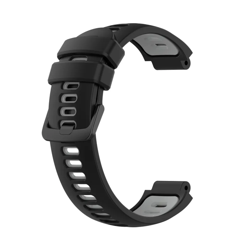 Garmin Forerunner 735XT Silikonarmband Svart/Grå