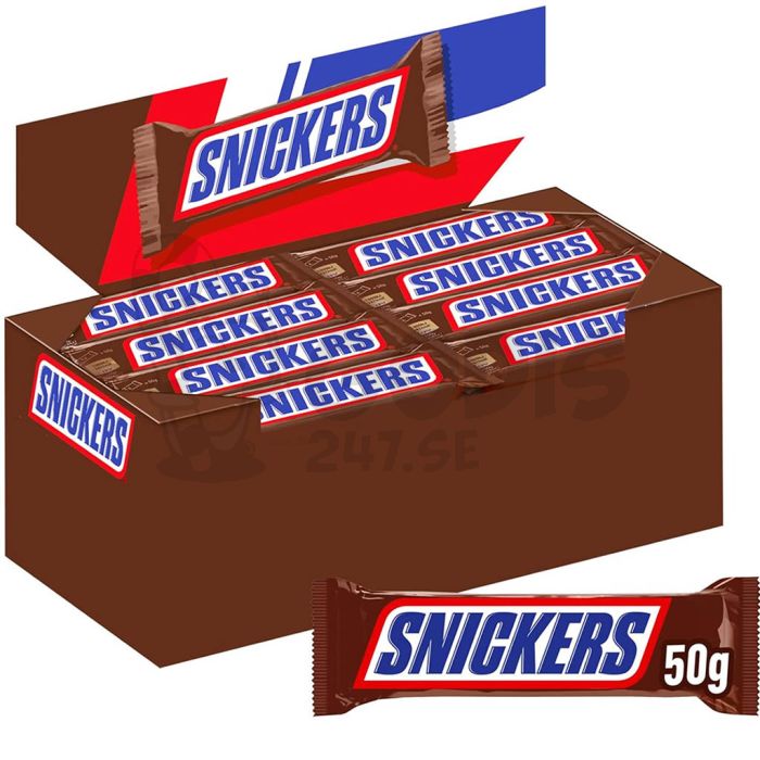 Snickers Chokladbar 50g Storpack 40st