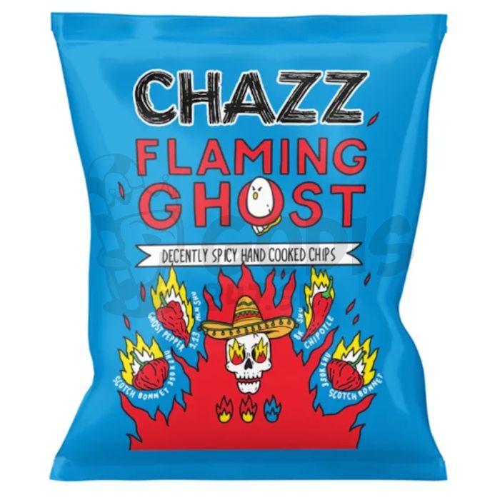 Chazz Flaming Ghost Pepper Chips 50g