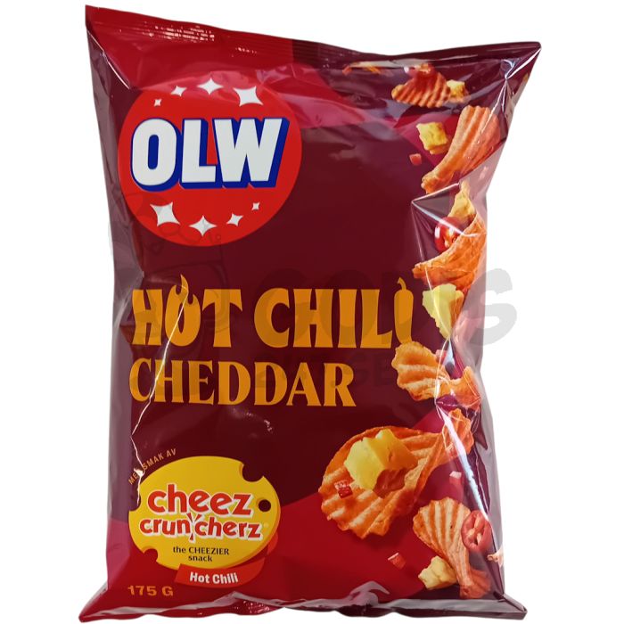 OLW Flaming Hot Cheddar Chips 175g