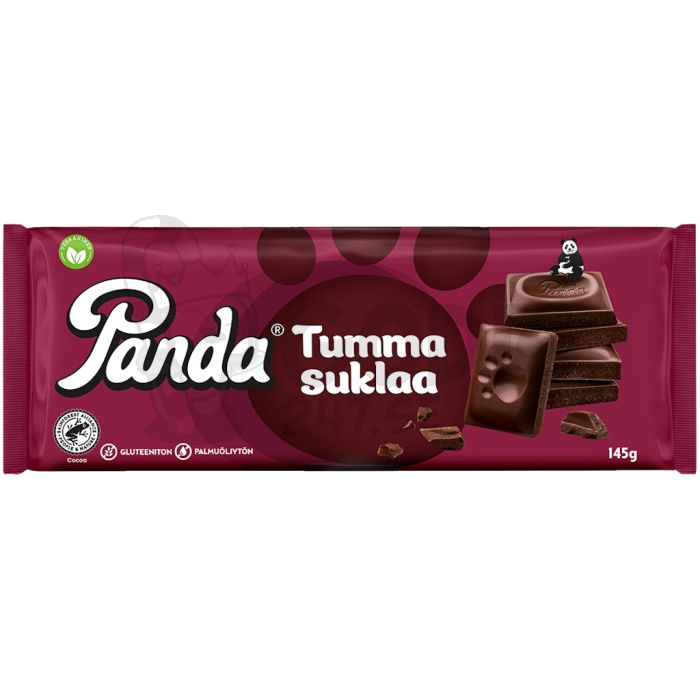 Panda Mörk Chokladkaka 145g