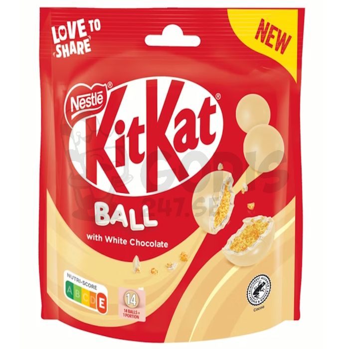 Nestlé KitKat Vit Choklad Krispbollar 140g
