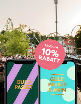 10 % på Guldpasset eller Guldpasset Kanin hos Liseberg
