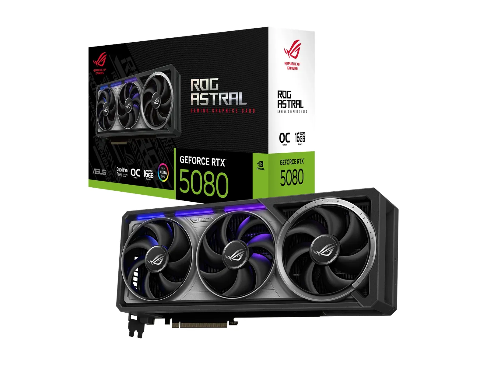 ASUS ROG Astral RTX 5080 16GB Grafikkort