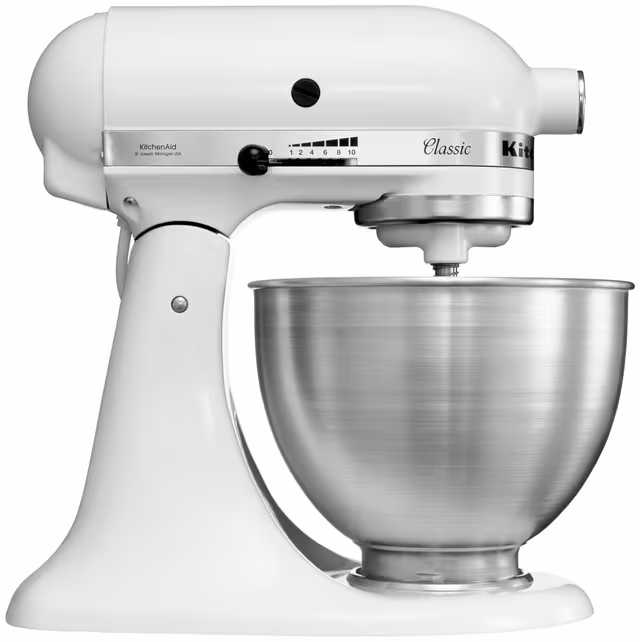 KitchenAid Classic Köksmaskin 5K45SSEWH Vit
