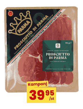 Prosciutto Di Parma 70G SKIVAD GARANT