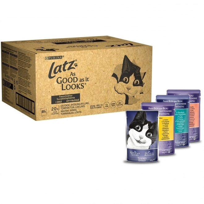 Purina Latz Våtfoder Favoriträtter 80-pack