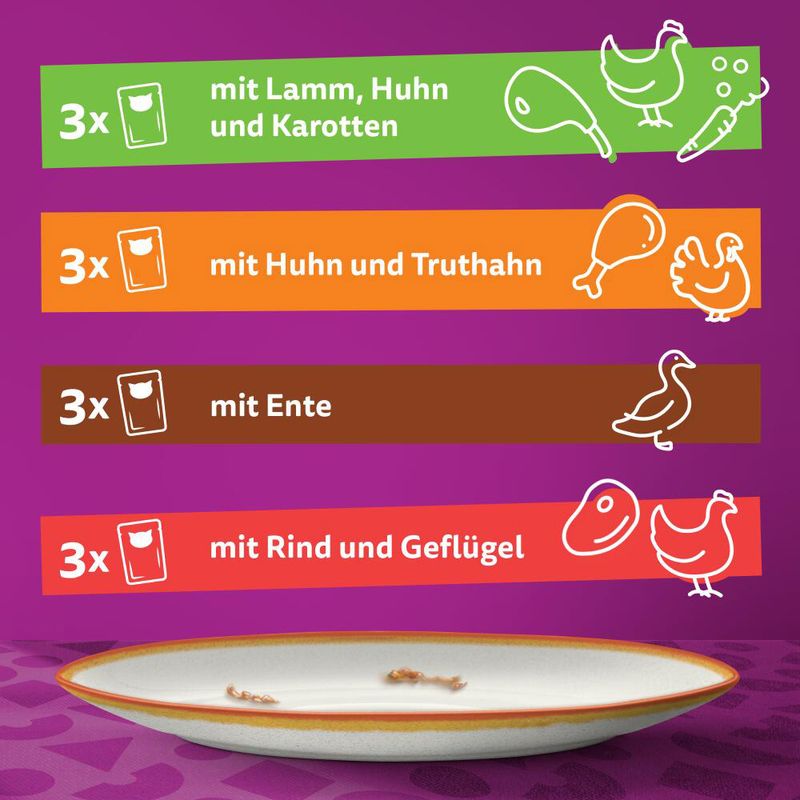 Whiskas Tasty Mix Multipack Portionspåsar 144x85g