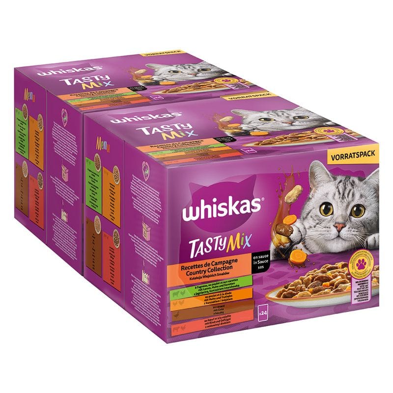 Whiskas Tasty Mix Multipack Portionspåsar 144x85g