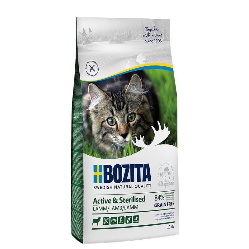 Dubbelpack 2x10kg Bozita Feline Kattfoder