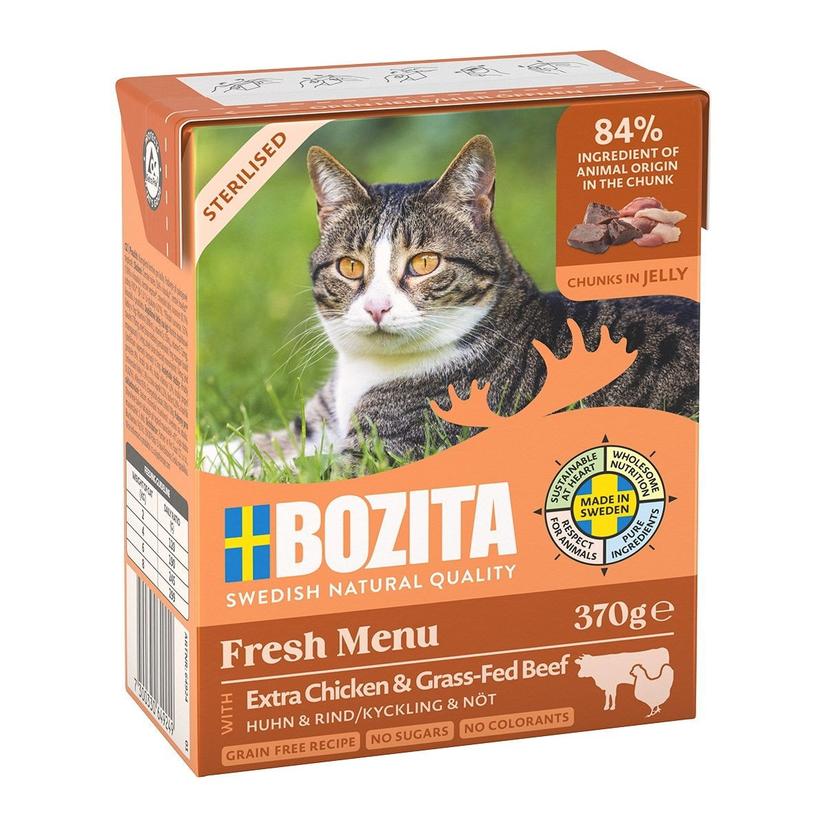 Bozita Sterilised Kyckling & Biff i Gelé