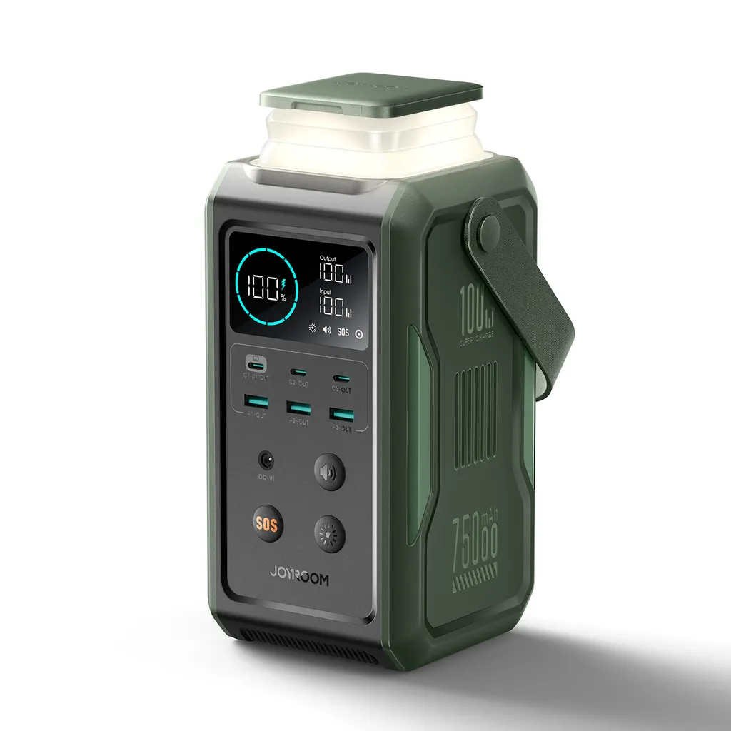 Joyroom Powerbank 75000mAh 100W med Ljus