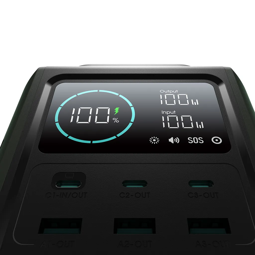 Joyroom Powerbank 75000mAh 100W med Ljus