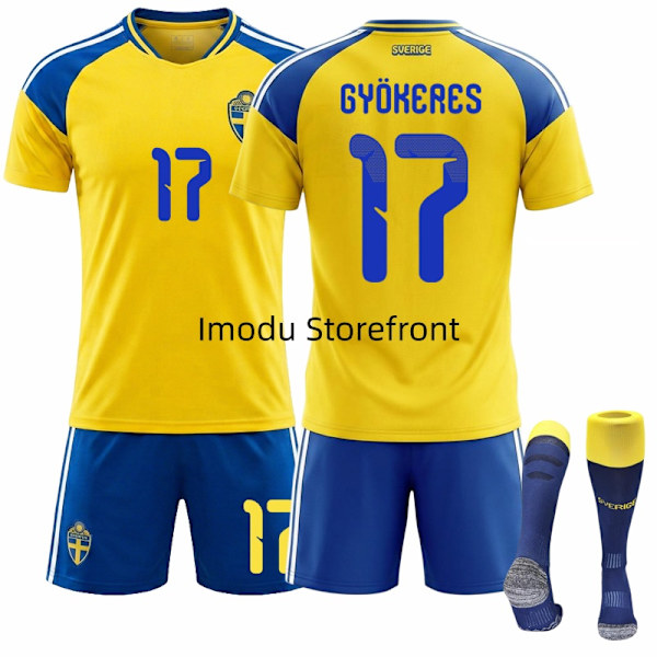 2026 Sweden Home Kids Football Kit