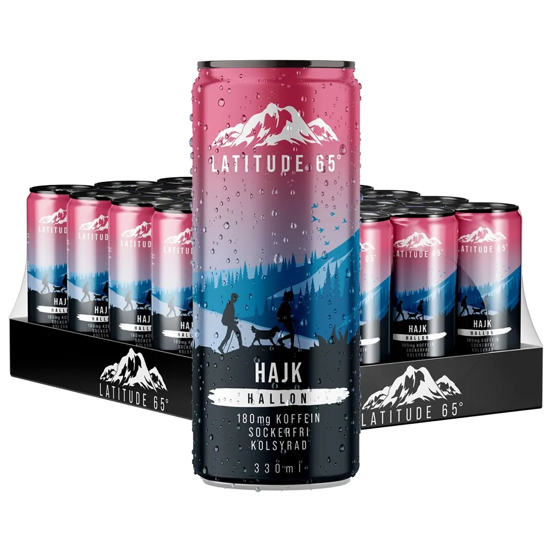 24 x Latitude 65 HAJK Hallon 330 ml