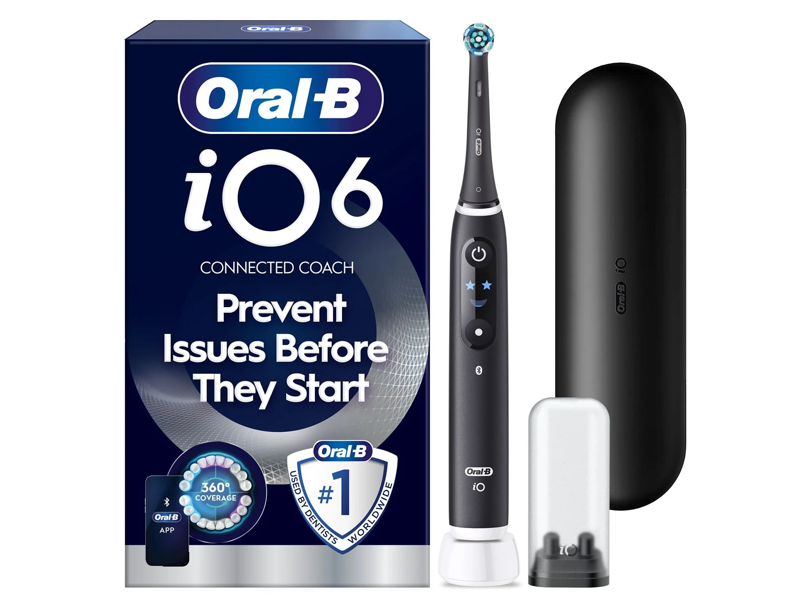 Oral-B iO6 Black Lava Elektrisk Tandborste