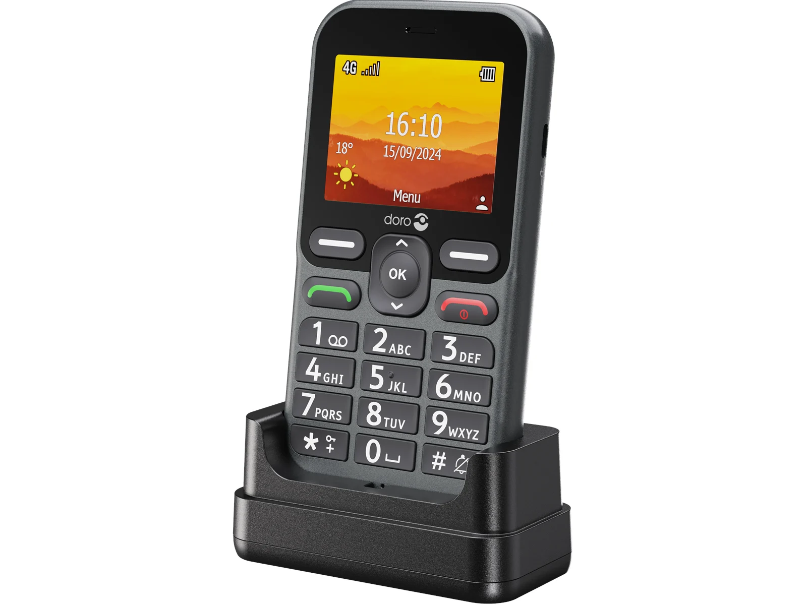 Doro Leva L11 4G Smartphone Graphite