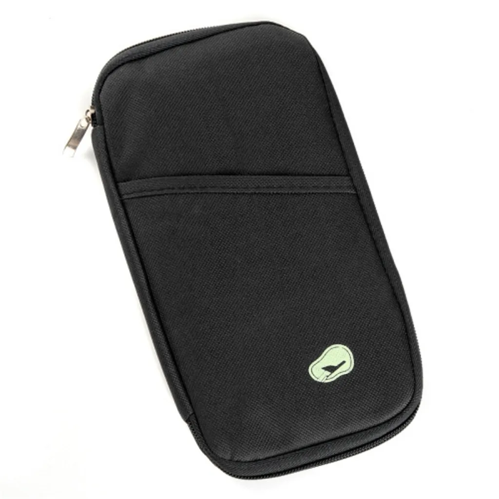 Elegant Svart Passfodral med Plånbok